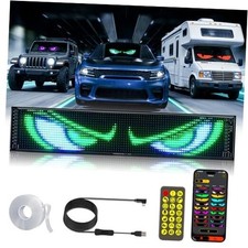 LED Devil Eye Lights for Windshield Advanced Chip, 100 23"x5" Black-1PC