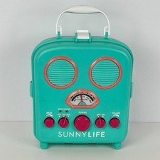 SunnyLife Water Resistant Bluetooth Speaker  Phone Holder Radio MP3 AM/FM Beach