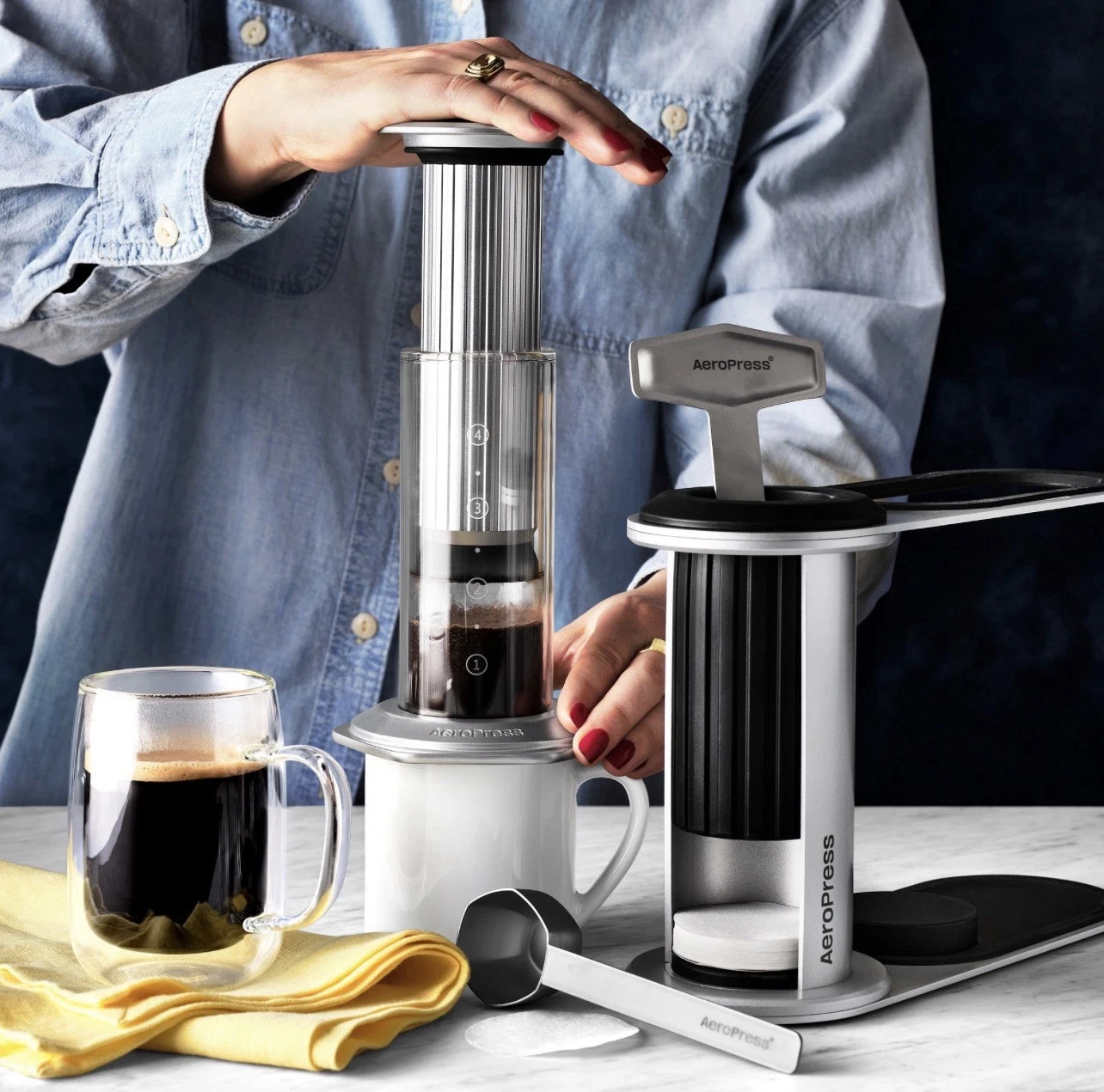 Modern Artisan Glass Coffee Press – Premium Design, Rich Flavor