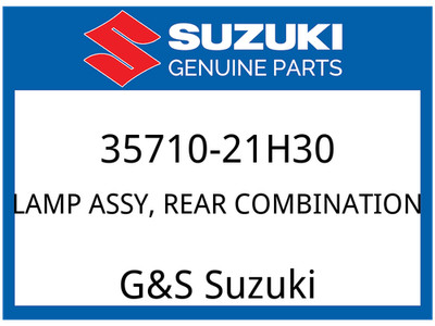 Suzuki OEM Part 35710-21H30 LAMP ASSY, REAR COMBINATION