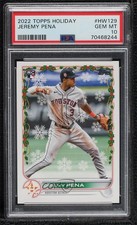 2022 Topps Holiday Mega Box Jeremy Pena #HW129 PSA 10 GEM MT 0z5y