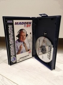 Madden 97 Sega Saturn Video Game Complete BIG BOX Edition