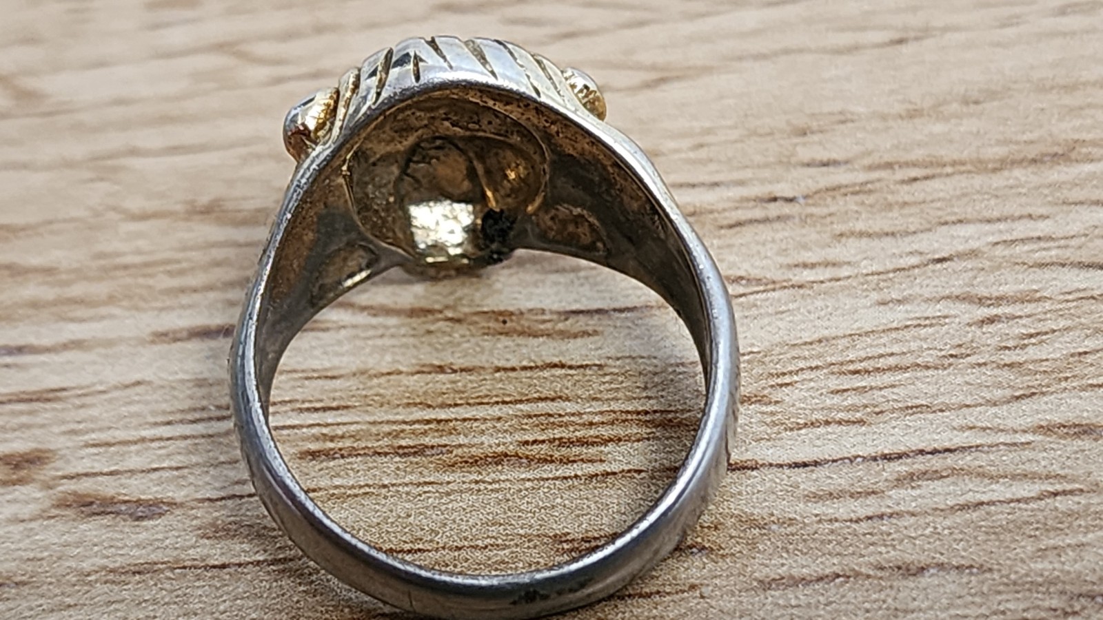 Misc Vintage Plated Simulated Ruby Diamond Lion H… - image 6