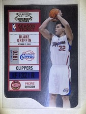 2010-11 Playoff Contenders Patches - Blake Griffin #5 Silver Die Cut /99