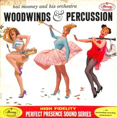 Hal Mooney & His Orchestra   Woodwinds & Percussion LP 1957 Hi-Fi Mercury Jazz