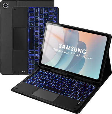 Backlit Keyboard Case with Touchpad for Galaxy Tab A11+ 2025/ A9+ 2023