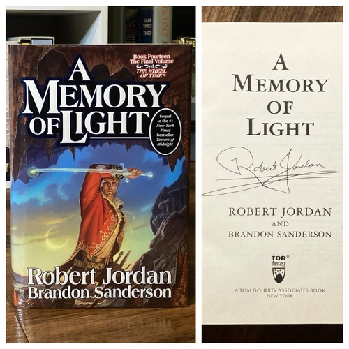 *Autopen signed* A Memory of Light - Robert Jordan & Brandon Sanderson (1st/1st)