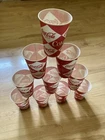 10 Vintage Lily 10 Oz 1085 Soda Pop Cups Coke Coca Cola Wax Paper