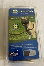 Petsafe Easy Walk No Pull Dog Harness Extra Large Black & Silver New Leash