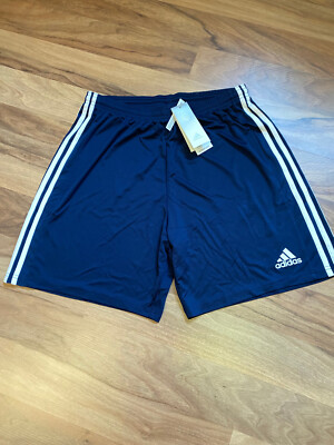 ADIDAS Sporthose `Squad 21´, kurz, Gr. XL, dunkelblau, NEU mit Etikett