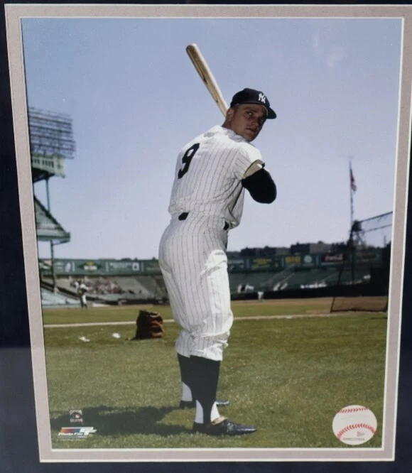 Roger Maris Signed Auto Card in 34"W x 24"H Framed Collage PSA/DNA - Image 3 of 4