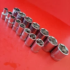 NEW Craftsman Easy Read 15 Piece 1/2" Drive  SAE 6 pt Socket Set 3/8 to 1-1/4"