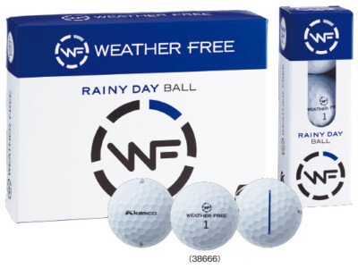 [NEW] Golf Ball Kasco WEATHER FREE RAINY DAY BALL Dozen Japan