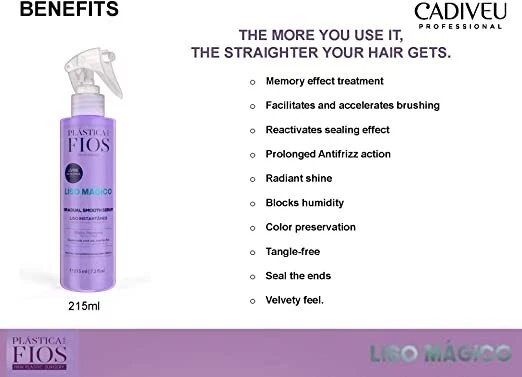 5 x Kits Cadiveu Plastica dos fios Shampoo + Conditioner + Liso Magico + primer - Image 4 of 4