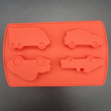 Backform Silikon Auto Schokoform Rot Werbegeschenk Karton Kekse Pralinen