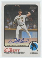 2022 Topps Heritage Real One Autographs Tyler Gilbert RC Auto Arizona