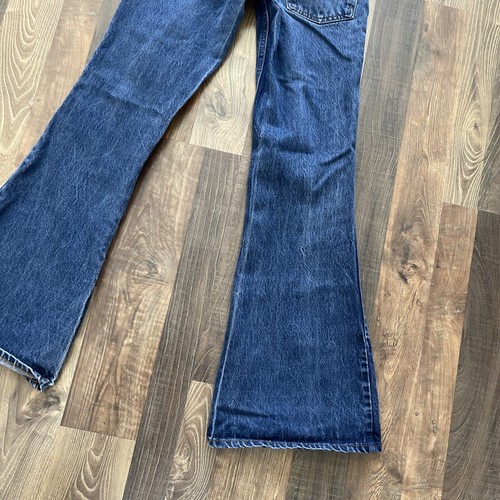LEVI'S 684 size W29 L32 BIG BELL BOTTOM FLARE Orange Tab Made in USA Blue Jeans - Picture 20 of 22