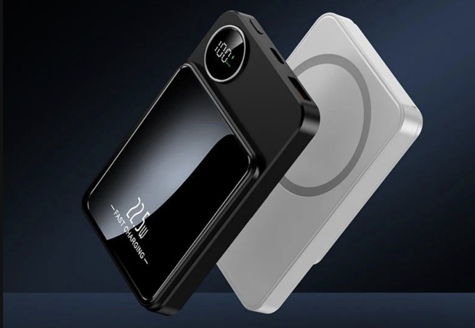 Magnetic Wireless 5000mAh Power Bank Mini Portable Magnetic Wireless Power Bank