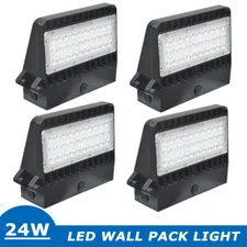 24W Full Cut Off LED Wall Pack Light Outdoor Security 5000K Building Flood light