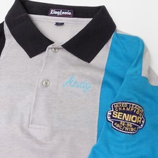 Vintage 90s 1995 ABC Tour Bowling Shirt Polo Mens Medium Made In USA PBA Florida