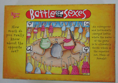 Vintage University Games- Imagination Games - Battle of the Sexes Board Game