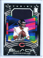 2021 Black Bears Justin Fields Futuristic Rookie Patch #F-JF 38/99