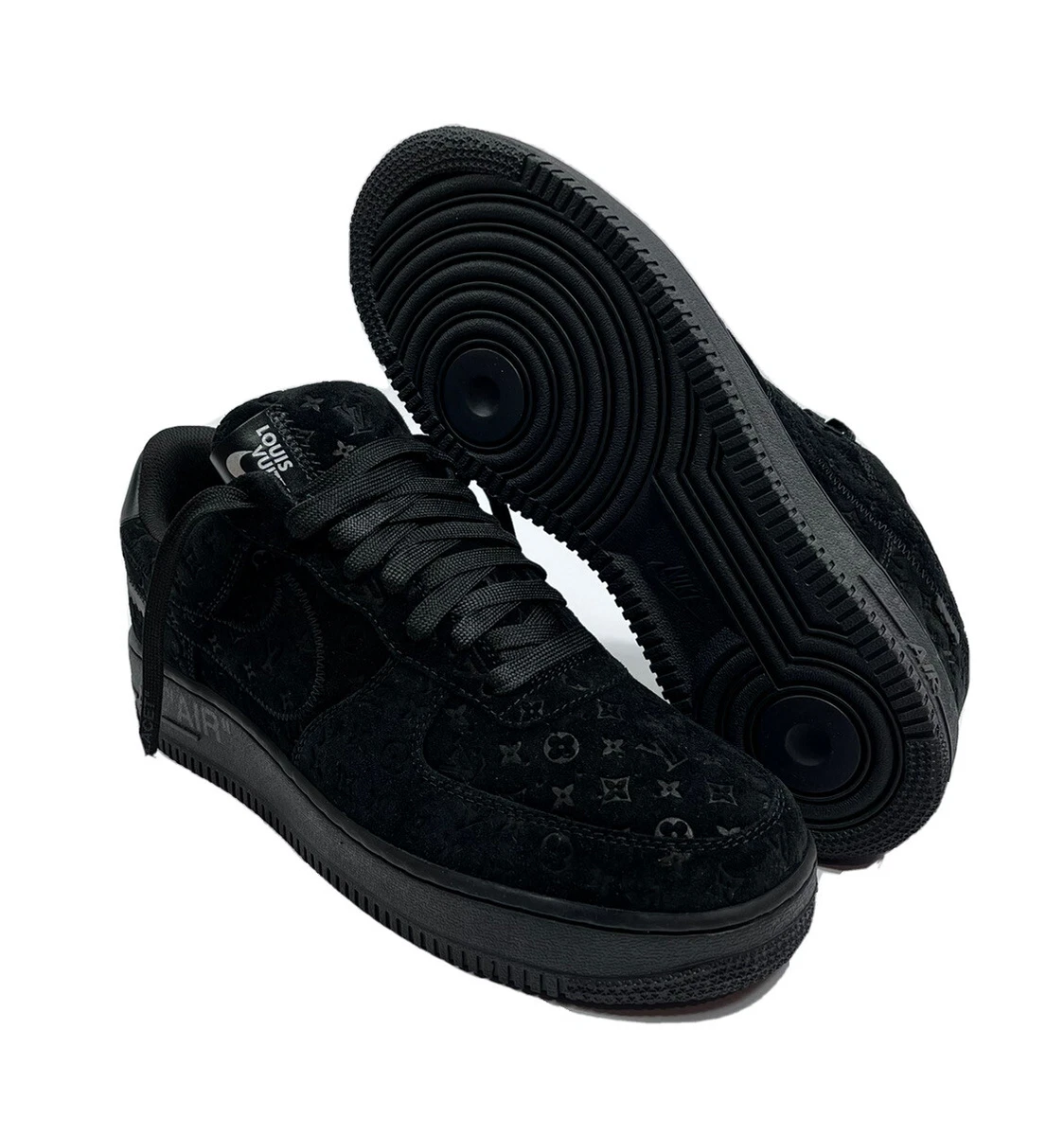 Louis Vuitton Air Force 1 Low By Virgil Abloh Black Size 10 Ships Today 🚛