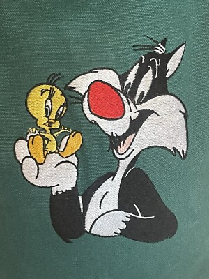 1994 Vintage Looney Tunes bucket backpack bag Tweety bird