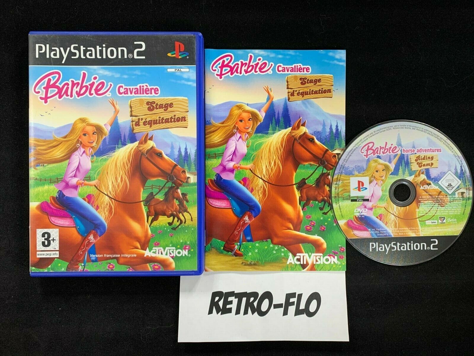 Barbie Cavalière Stage d'Equitation - Jeu Playstation 2 PS2 Complet