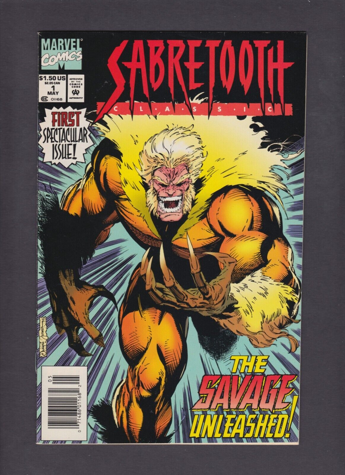 Sabretooth Classic #1 Marvel Comics 1994 reprints Power Man and Iron Fist #66