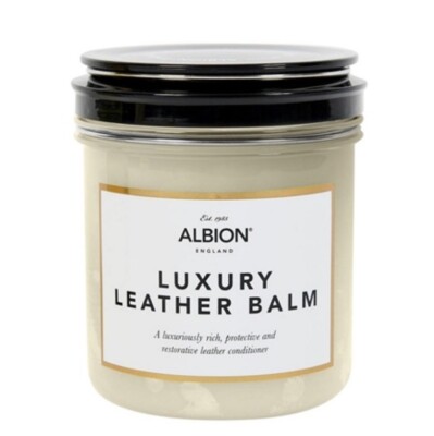 Albion Luxury Leather Balm - 350ml - Protective & Restorative Leather Conditioner