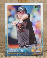 2015 Topps Series 1 Tom Koehler Baseball Card #351 Marlins A3