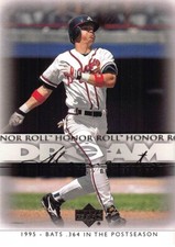 2002 Upper Deck Honor Roll Chipper Jones #44 NM/MT ATLANTA BRAVES