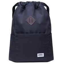 KAUKKO  Drawstring Backpacks Water-proof School Backpacks Shopping Party Bags