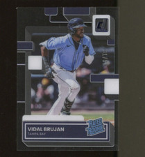 2022 Panini Clearly Chronicles #64 Vidal Brujan Rookie Blue 31/50          #4001