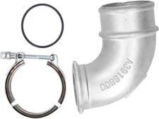 Turbo Air Transfer Pipe Intake Elbow 90° for Cummins Holset HX35 and HX40 6BTA