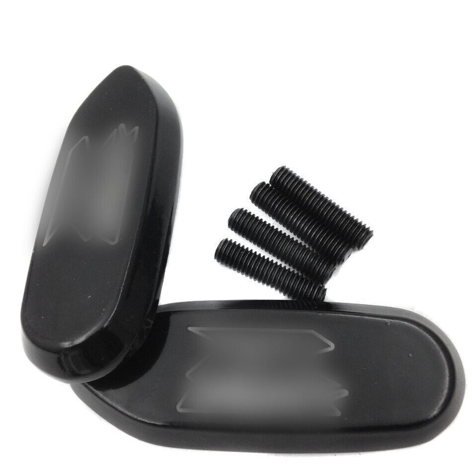 Mirror Block Off Base Plates For Suzuki Gsxr 600 750 1000 Gsx-R 2006-2008 Black