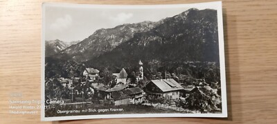 Postcard Obergrainau view against Kramer ungel_2