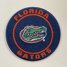 UF UNIVERSITY OF  FLORIDA GATORS Vintage Embroidered Iron On Patch 3"x 2.5”