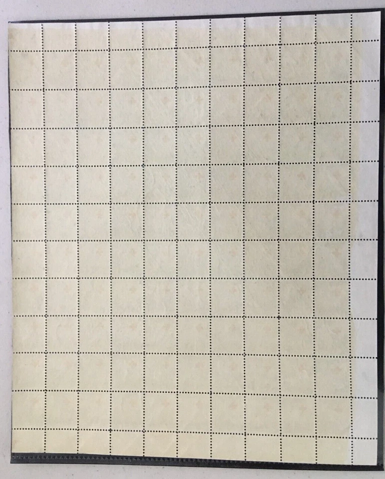 #702 Red Cross Complete Sheet of 100 stamps MNH OG - Image 2 of 2