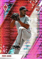 Joan Adon 2022 Panini Chronicles #19 Phoenix Pink Pulsar Washington Nationals