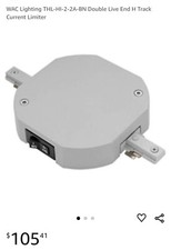 WAC Lighting TJL-JI-2-2A-BN Brushed Nickel 1 Amp 120 Watt Double Live End Track