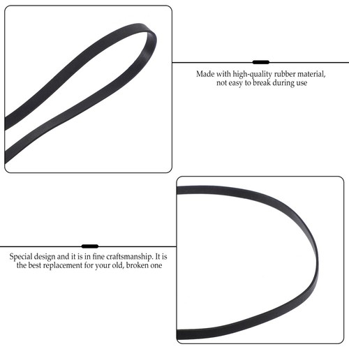2 PCS Vinyl Record Player Belt Drive Turntable Machine Replacement Belts - Picture 9 of 12