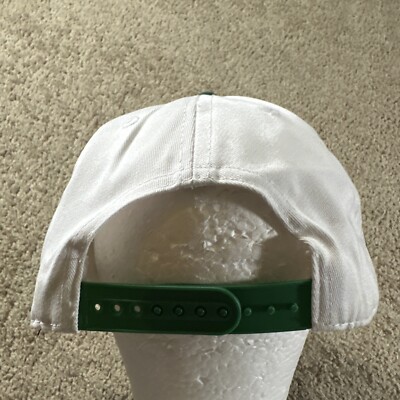 Vtg Oakland A's Hat Cap Mens White Snapback Plain Logo Athletics