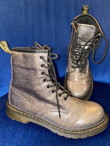 Dr Martens Botas De Brillo Plata Metálico UK 5 EU 38 | eBay