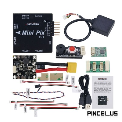 Radiolink Mini PIX + TS100 GPS Module Flight Controller for RC Car Ship Drones