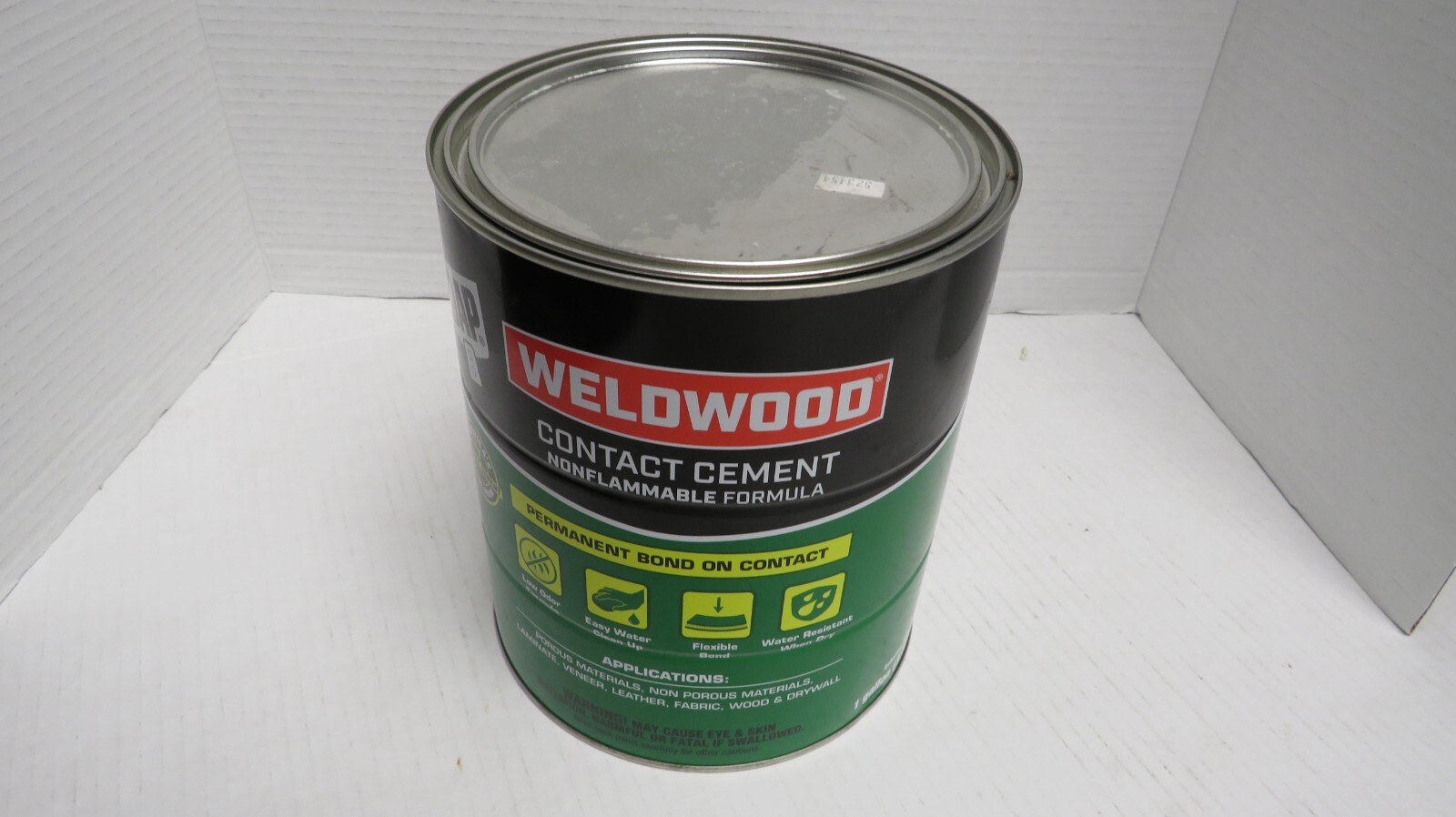 DAP WELDWOOD (25336) NONFLAMMABLE CONTACT CEMENT ***1GALLON CAN***DAP