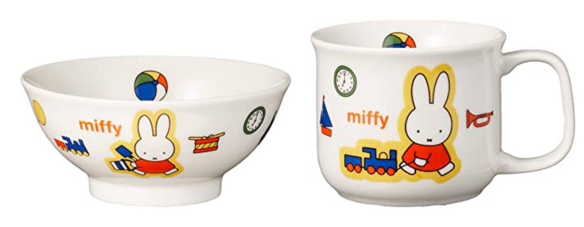 Miffy 220740 Children's Tableware Gift Set, M New From Japan Cute