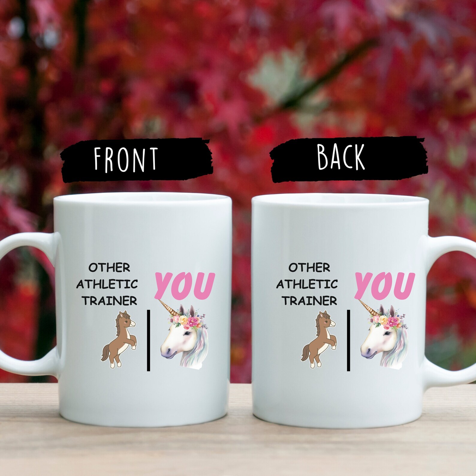 Personalized Mug for Athletic Trainer Wife Husband Boyfriend Girlfriend  