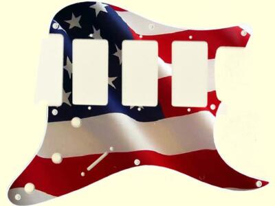 Stratocaster Strat Custom Fender SSS 11 Fori Pick Guard US